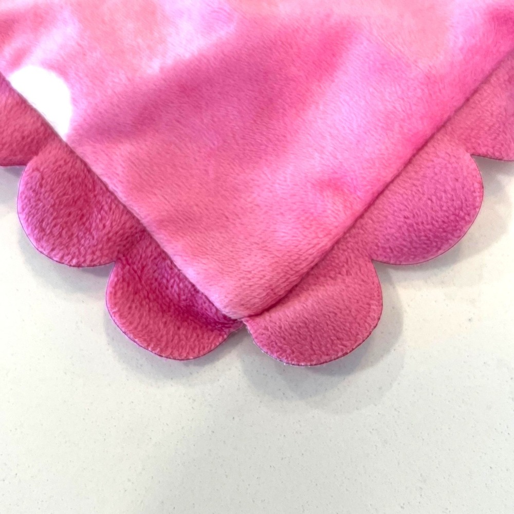 Disney Babies Pink Polka Dot Butterfly Hearts Blanket Lovey Minnie Mouse - Picture 9 of 16